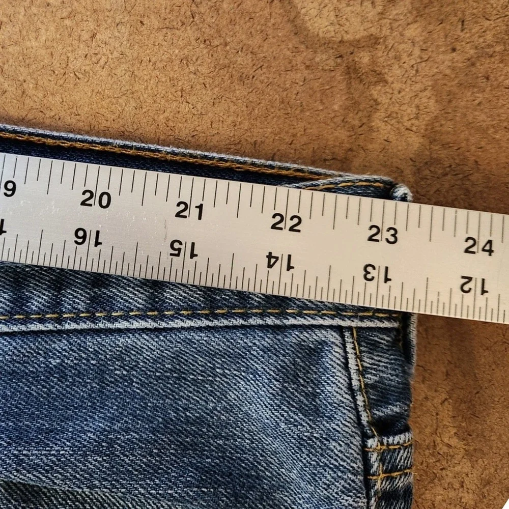 Levi's 550 Relaxed Fit Straight Blue Denim Jeans Men Big & Tall 46x30 Light Wash